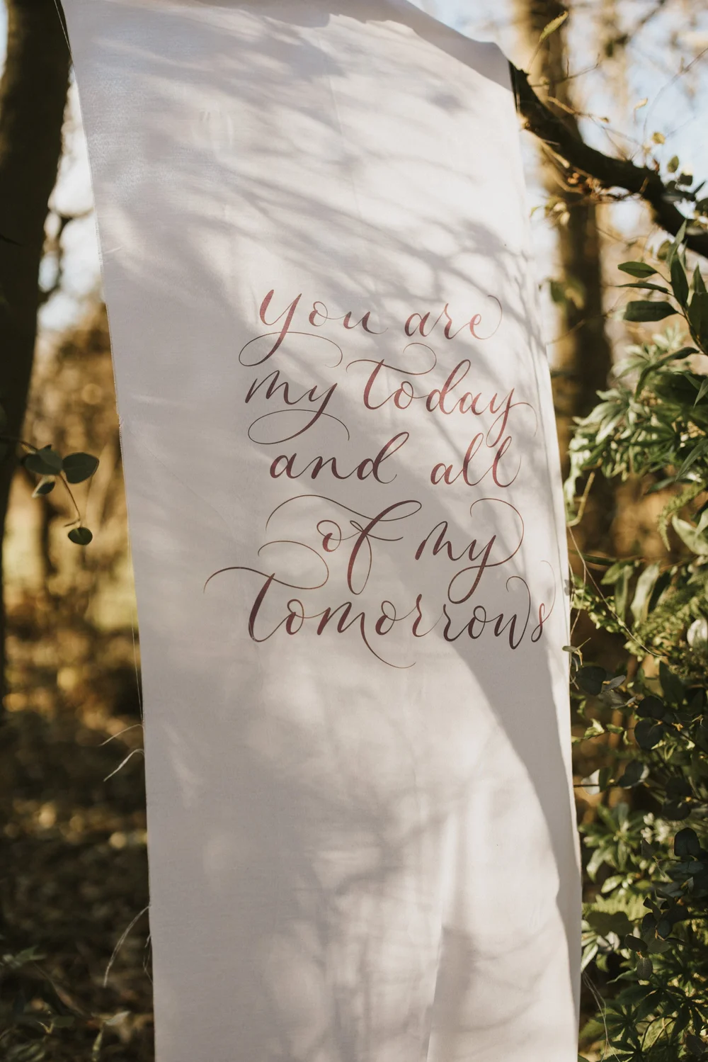 Handwritten calligraphy wedding stationery — Inviting Writing