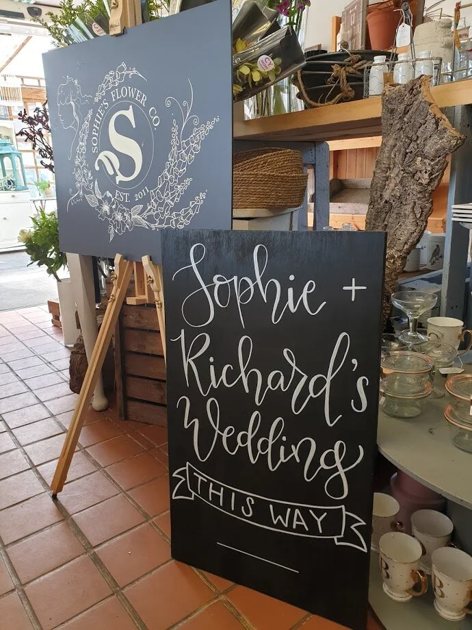 Wedding signage, welcome signs and table plans — Inviting Writing