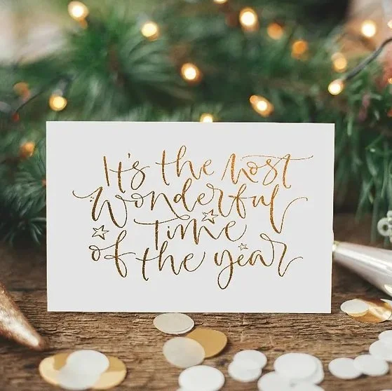 9th November - Christmas Calligraphy Workshop -7-9.30pm