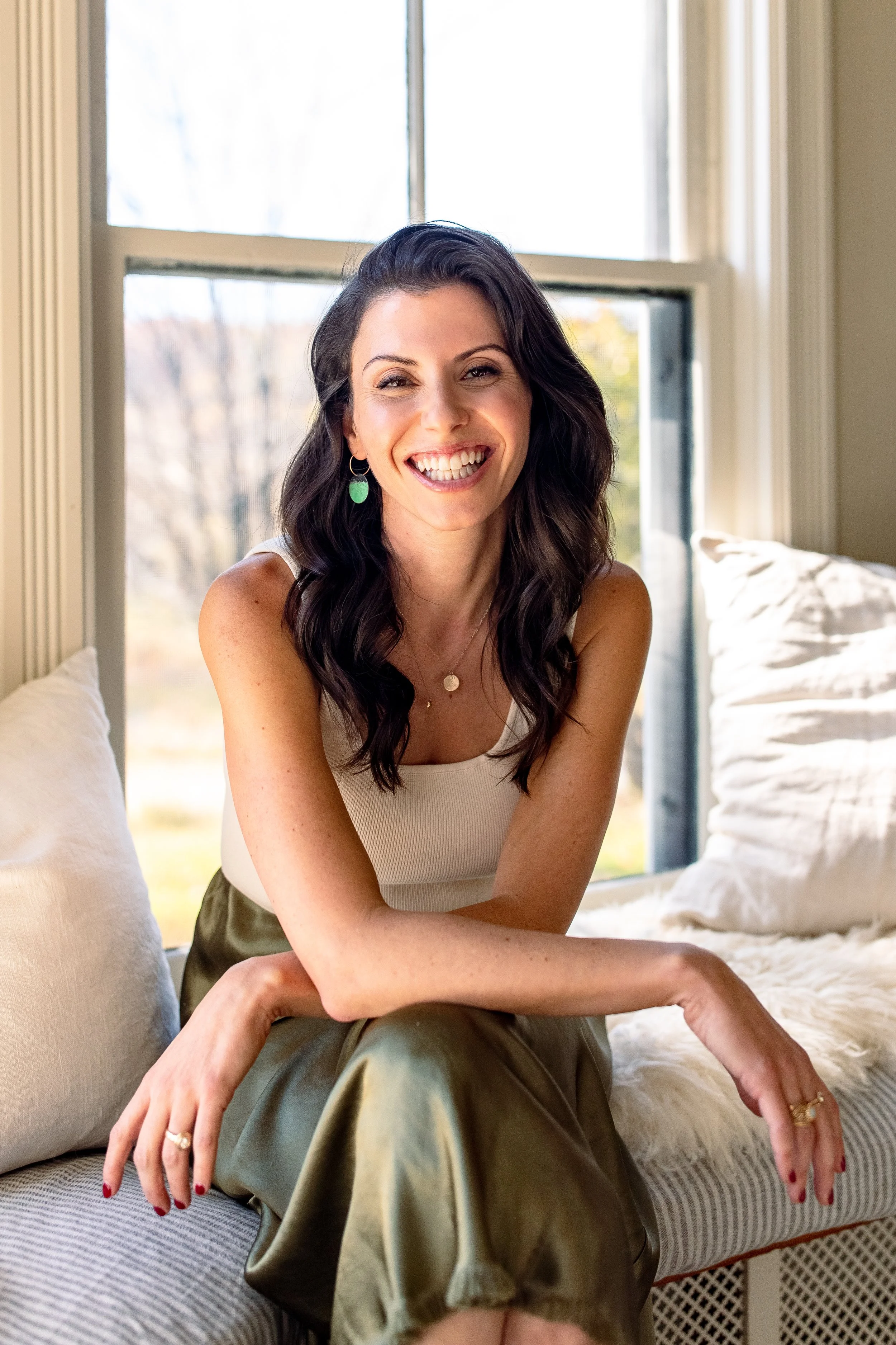 head shot of allie stark smiling at camera