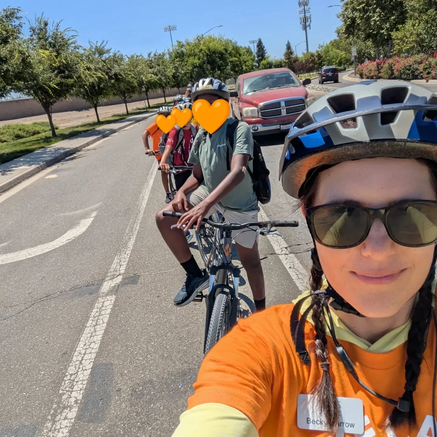 Last week I survived&mdash;I mean, I finished&mdash;a week leading a bike camp with a crew of 12- and 13-year-olds 😅🚴&zwj;♂️
.
Highlight was biking with the whole crew from North Natomas to downtown Sacramento! These kids crushed it &mdash; riding 