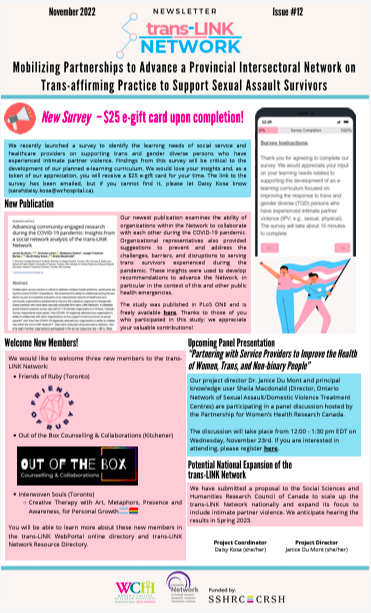 Preview of newsletter