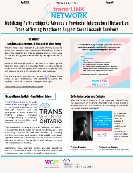 Preview of newsletter