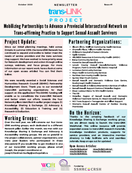 Preview of newsletter