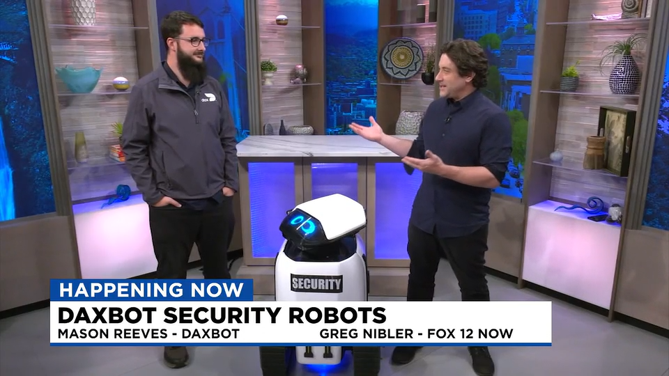 Meet the security robot created by Daxbot Robotics in Philomath