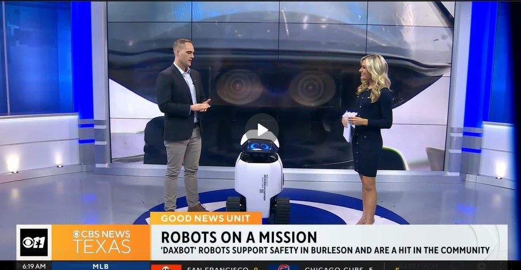 “Daxbot” robots support sidewalk safety for ADA compliance in Burleson