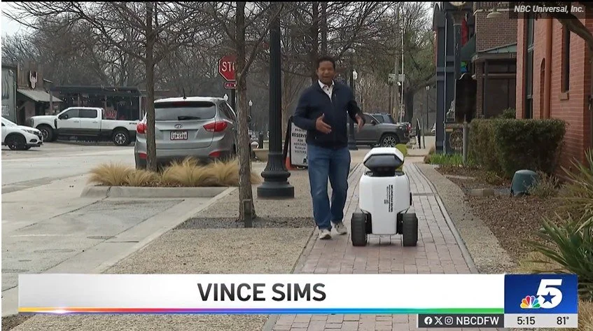 Sidewalk-mapping robots roll through Burleson as city builds ADA plan