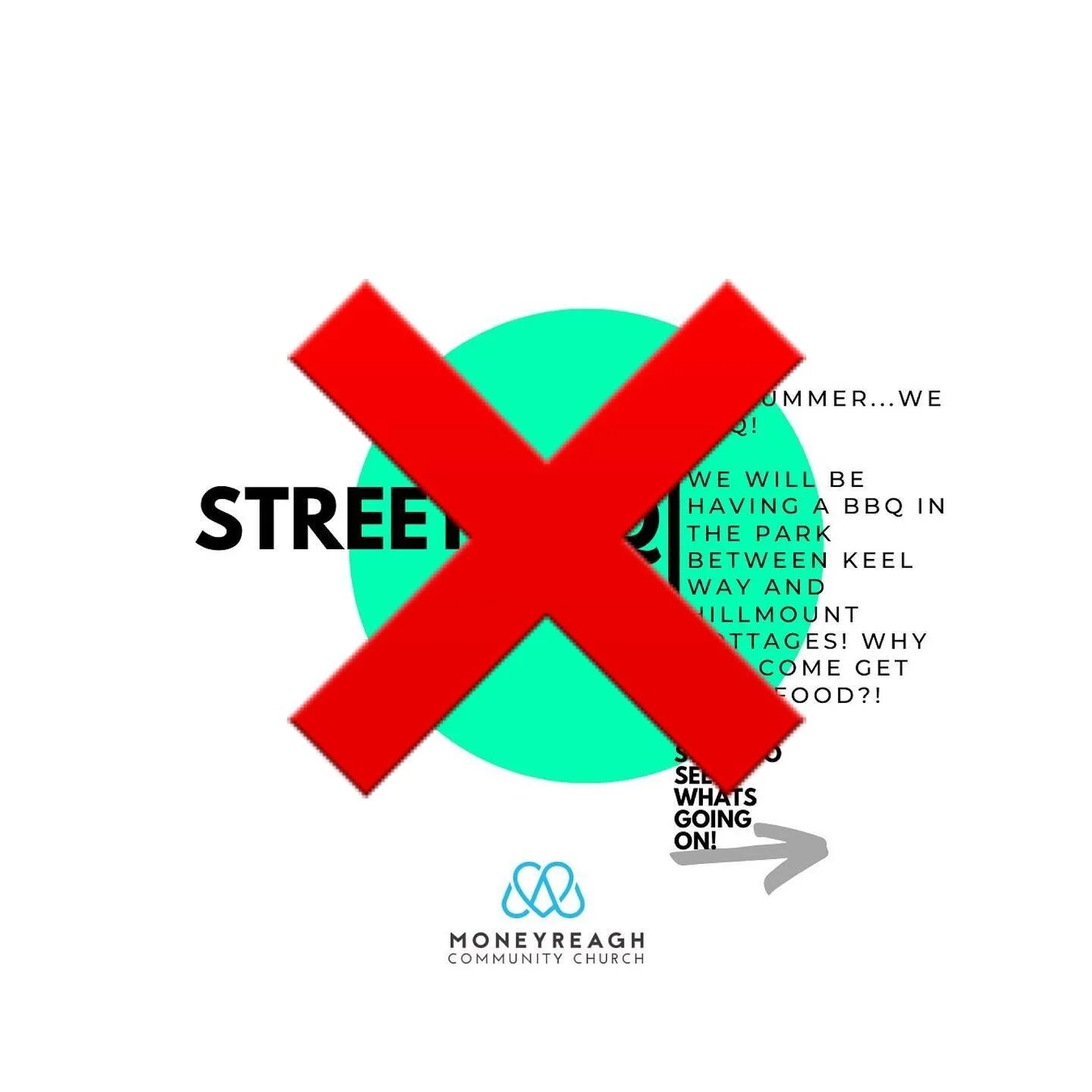 Unfortunately due to weather conditions we are cancelling todays street BBQ, we hope to run this again in the near future. 

Don&rsquo;t forget we have are all-in Family Service tomorrow in the community centre at 11am we would love to see you there!