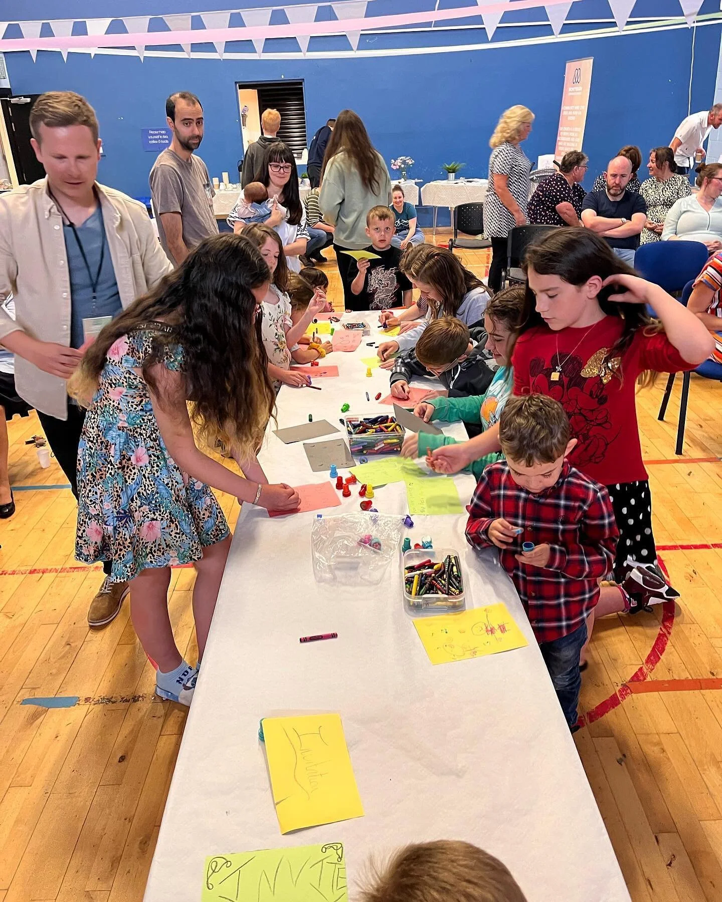 We had a blast this morning at our All-in Family Service! Prepping a party and exploring the parable of the great banquet!!