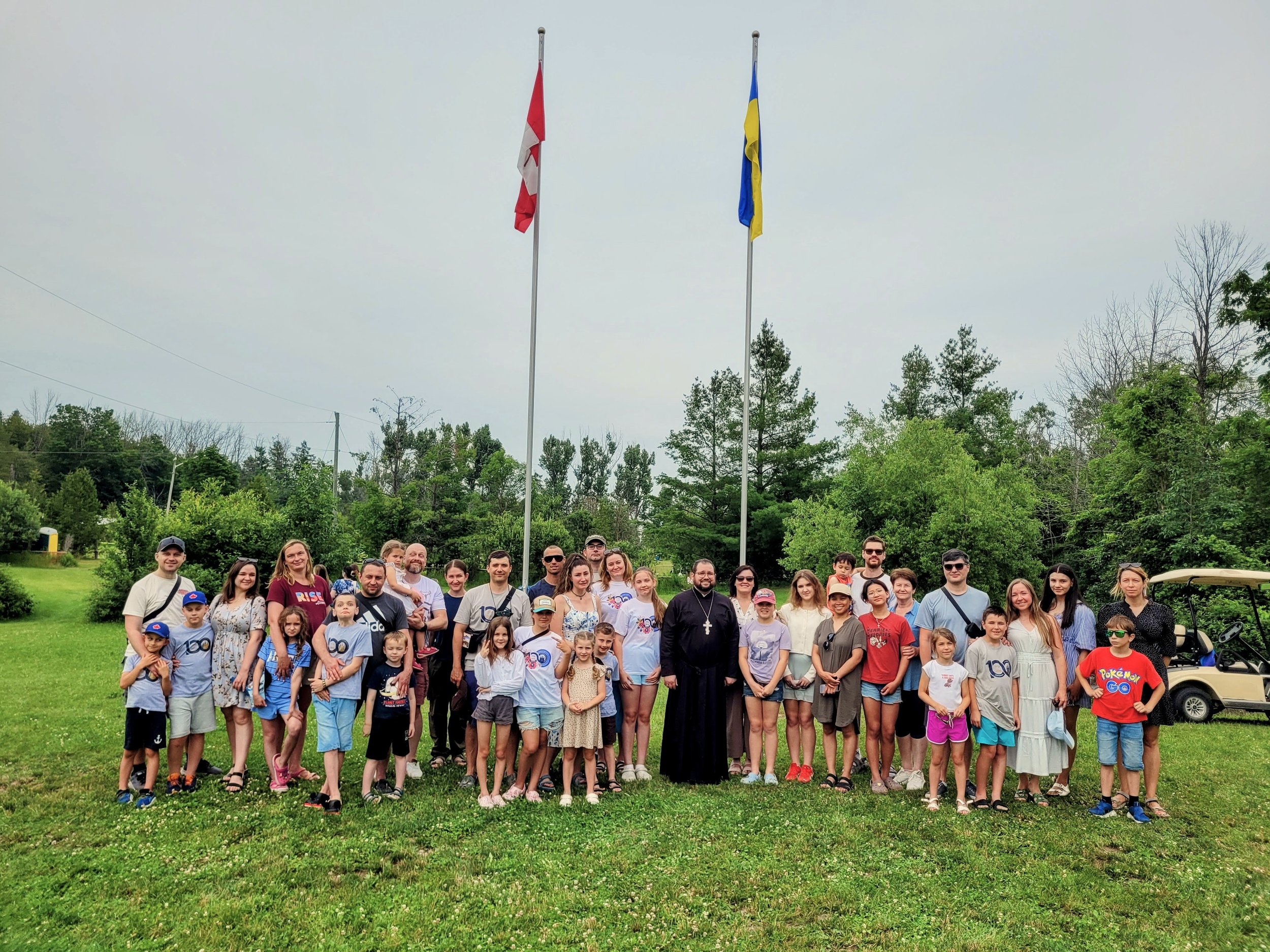 Our Youngest Parishioners at Camp Sokil