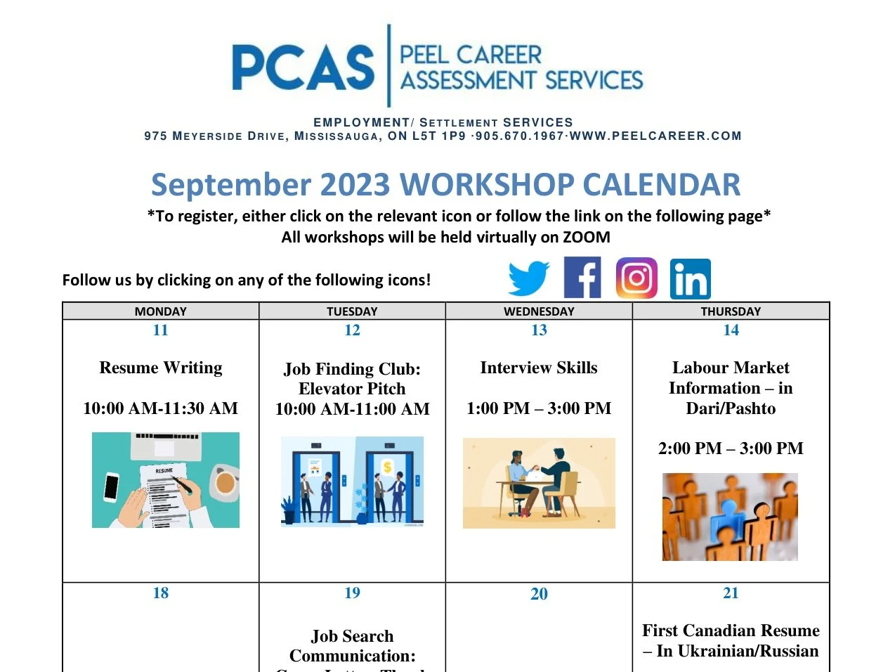 ОНЛАЙН-ЗАХІД: Резюме за канадськими стандартами - укр. мовою