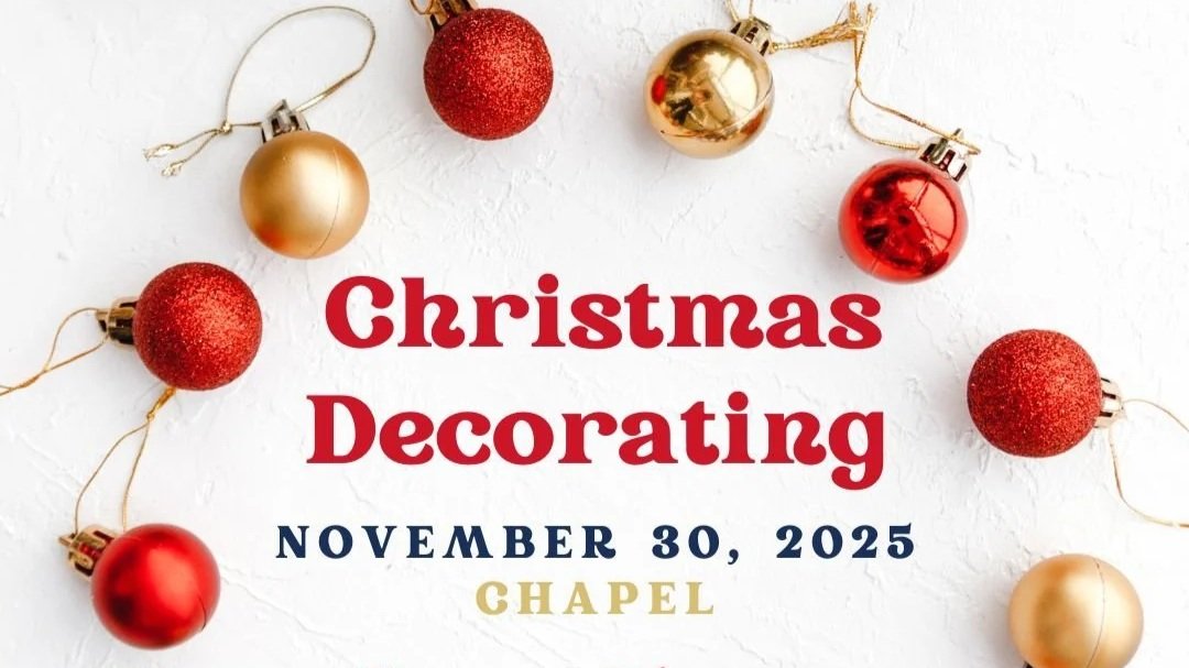 Nov. 30: Christmas Decorating at the Chapel