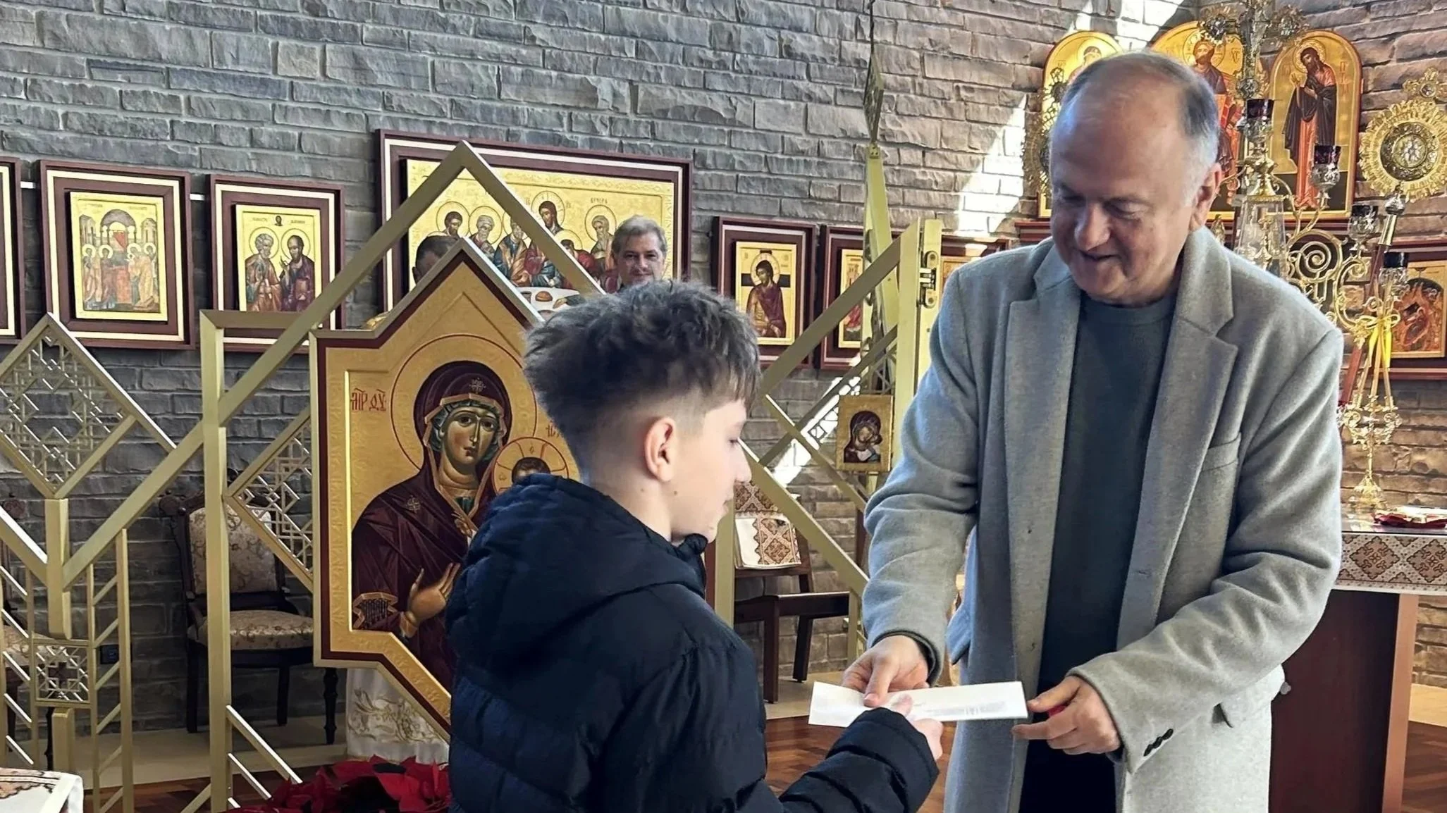 Hearts4Ukraine Athletic Award presentation