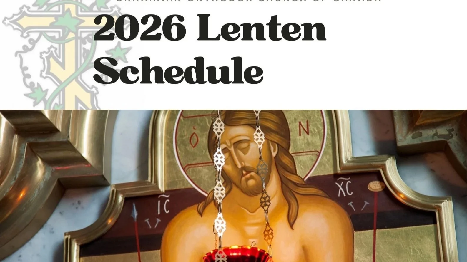 Schedule of Lenten Services Toronto Deanery 2026
