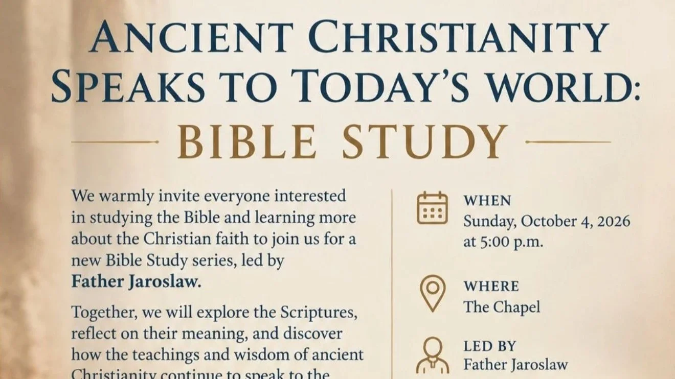 Oct. 4: Bible Study at the Chapel&nbsp;
