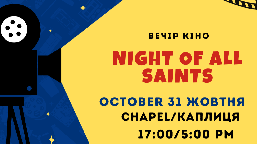 Oct. 31: Night of All Saints 2026