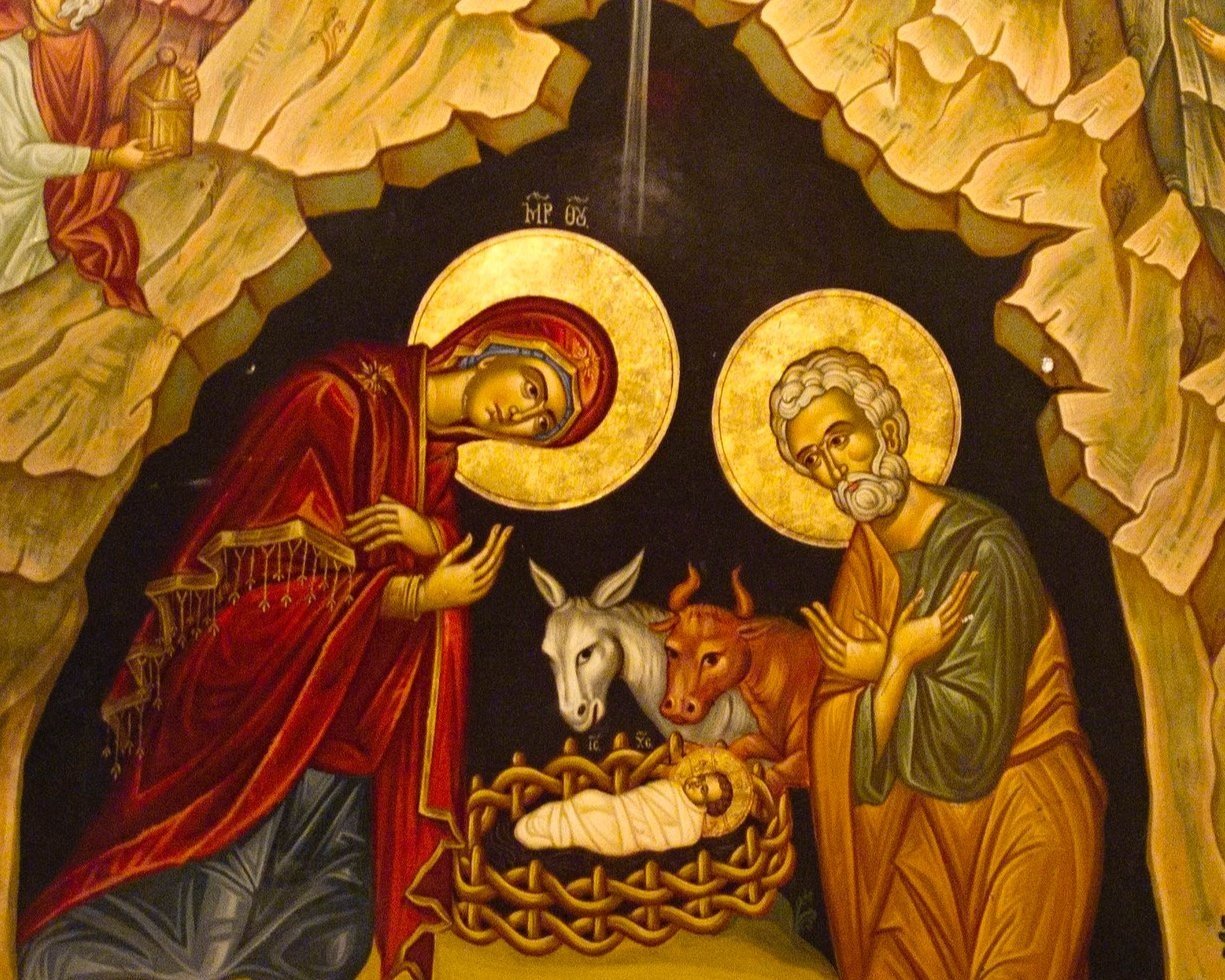 Пояснення ікони Різдва Христового