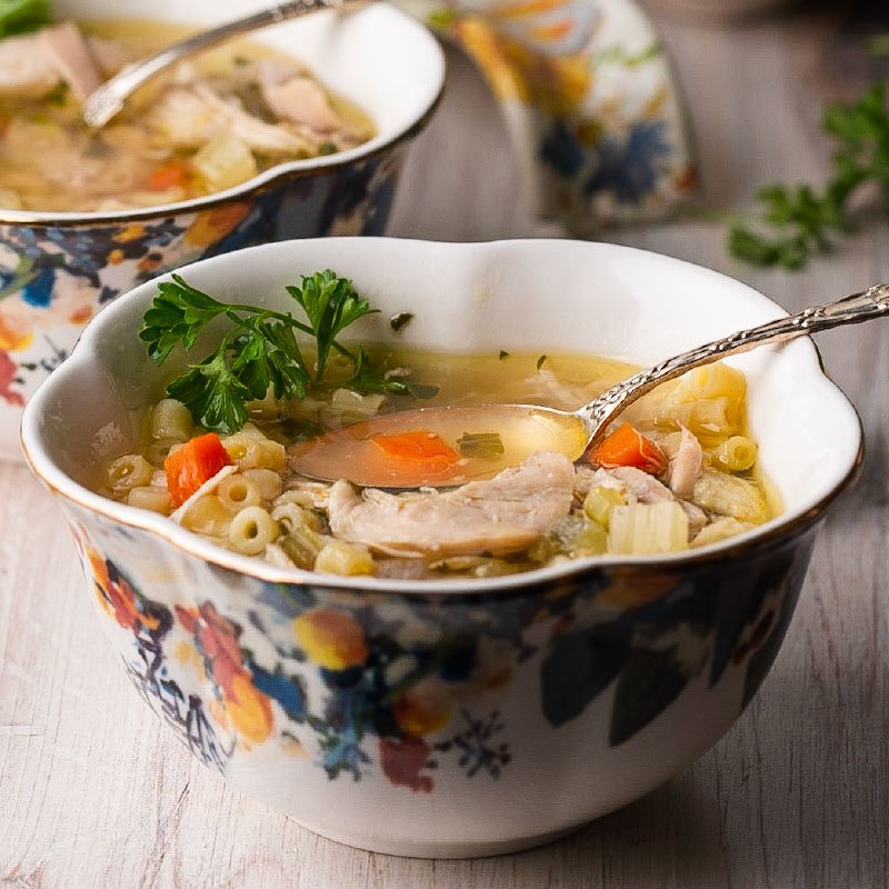 Quick Homemade Chicken Soup - Mary's Whole Life