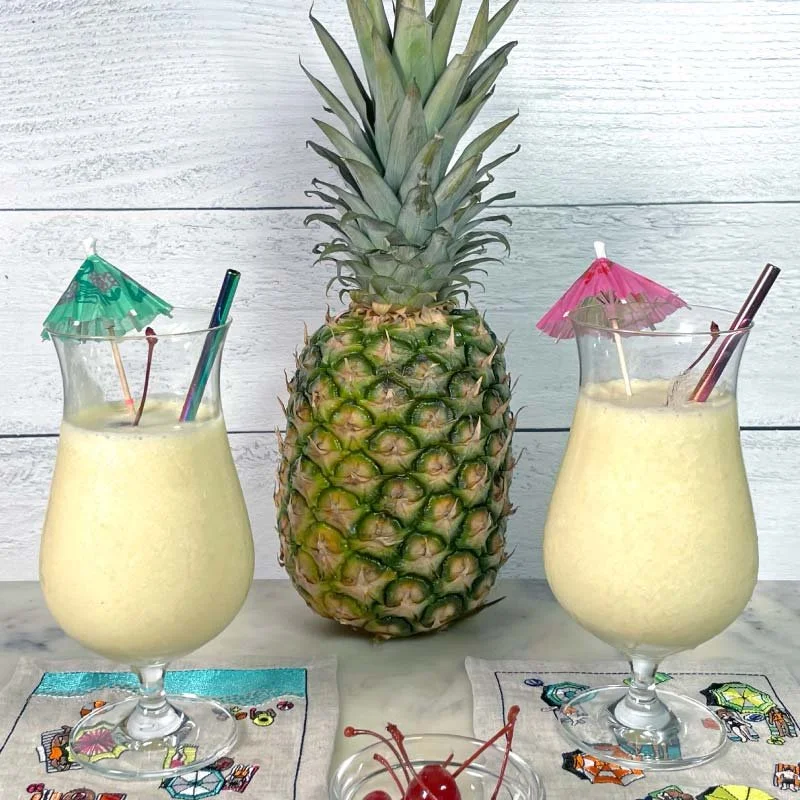 Mary’s Favorite Piña Colada Recipe with Light and Dark Rum — Mary DiSomma