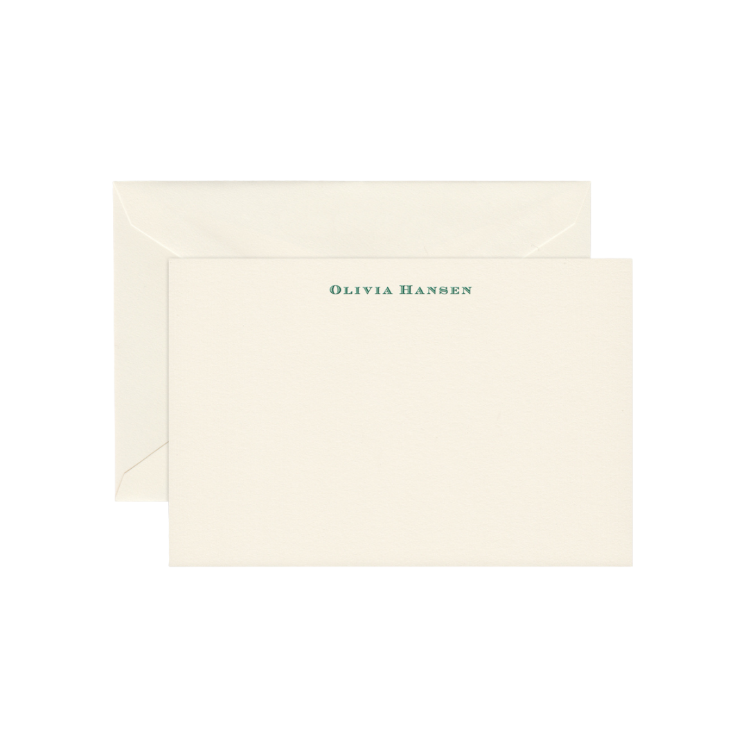 Embossed Note Cards