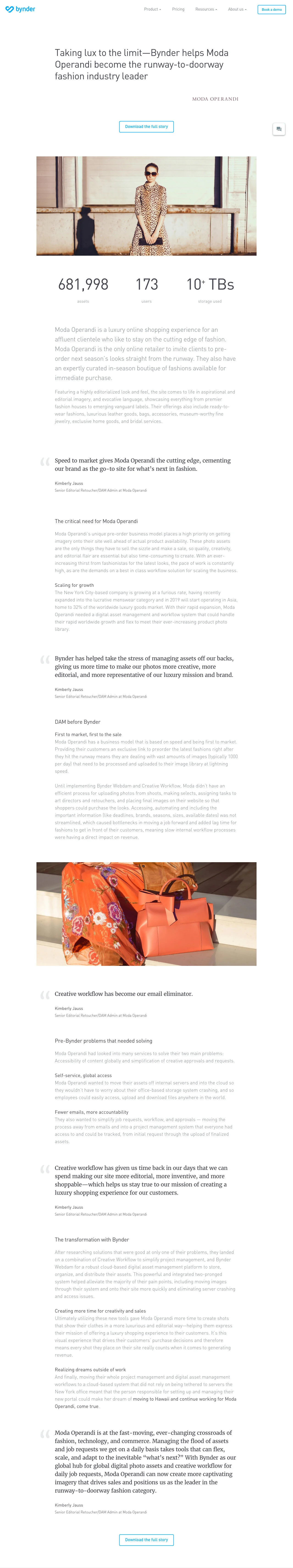 Moda Operandi Case Study