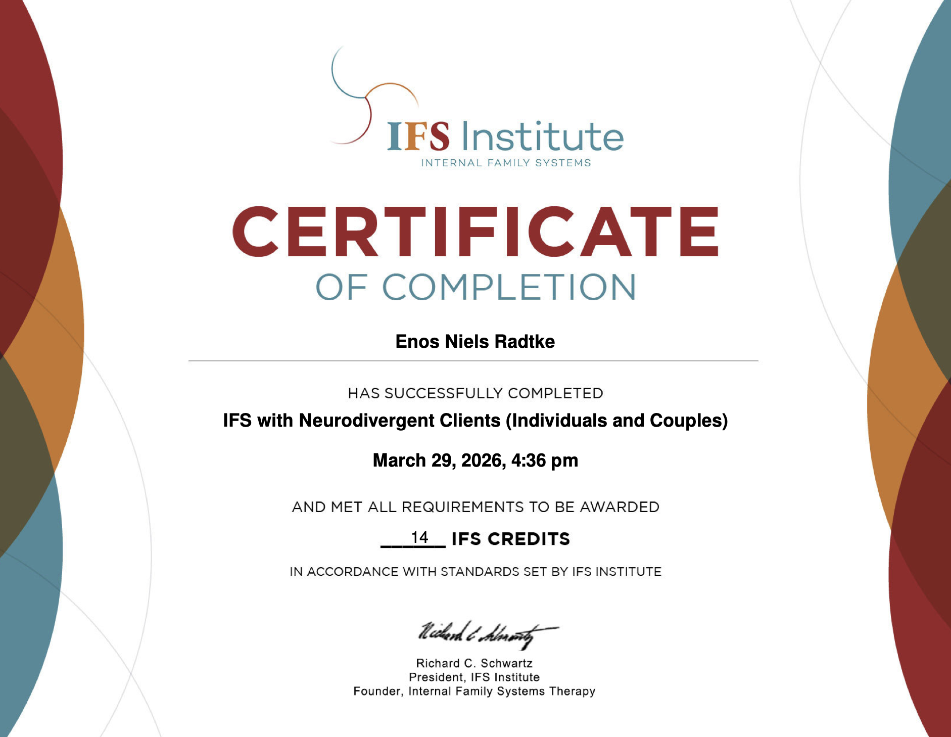 IFS with Neurodivergent Clients (Individuals and Couples)