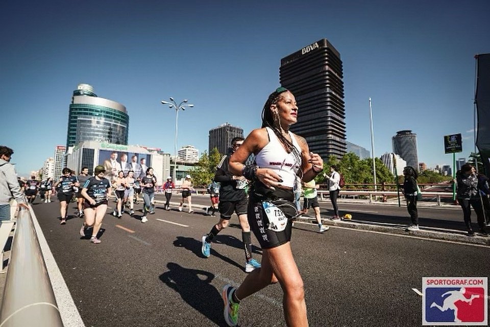 After completing the Abbott World Marathon Majors and earning her Six Star Finisher medal, April had her sights set on running the 2023 Madrid Marathon. But an injury kept her from completing it this past year. After a year of recovery, lots of cross