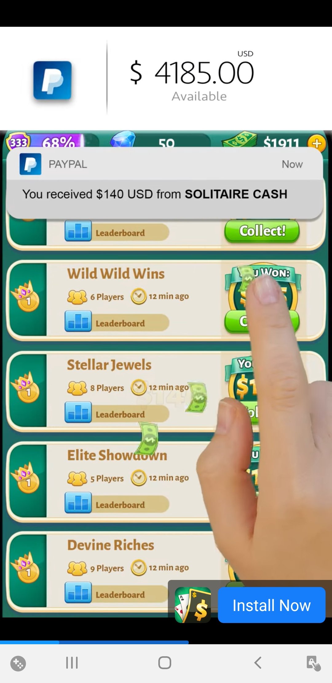 Earn money app online games