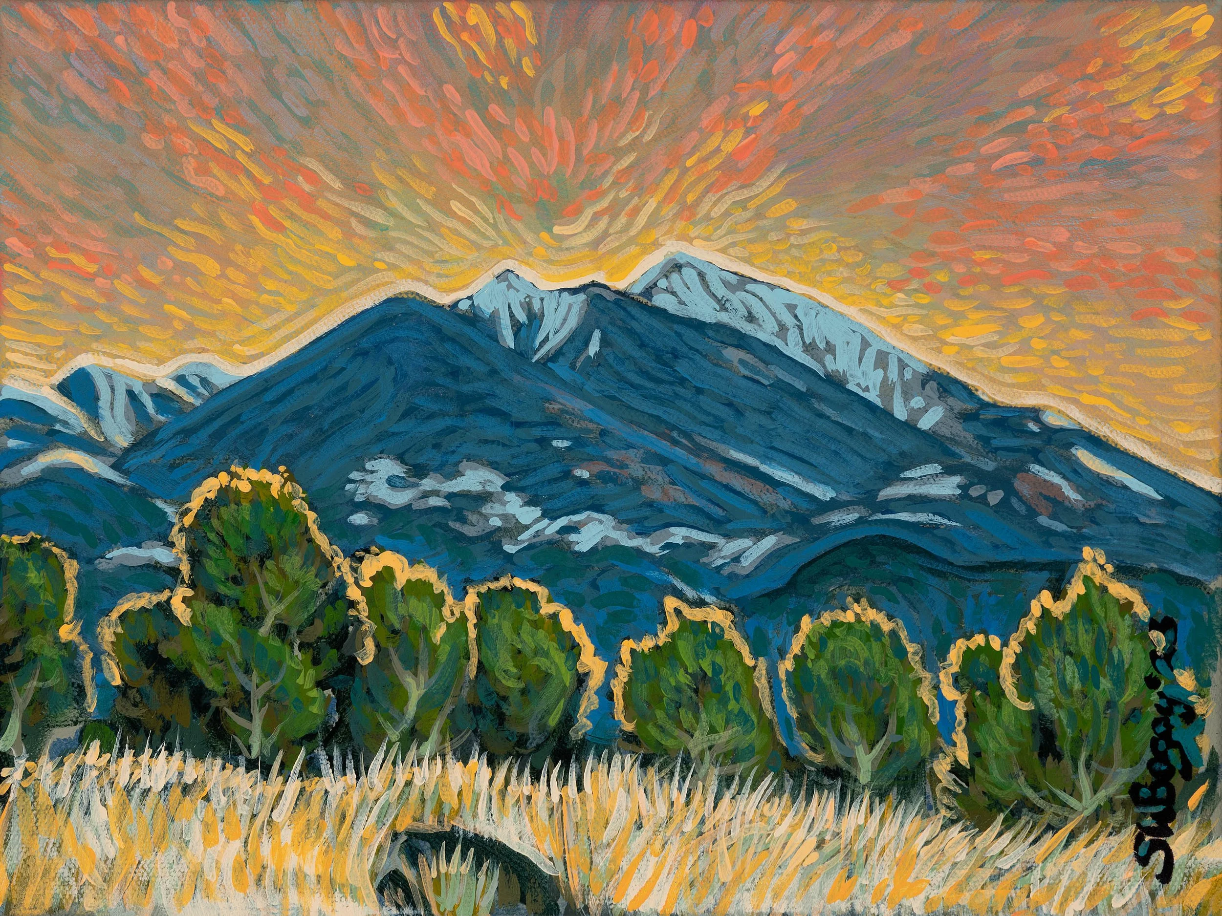 Shonto Begay "Abalone Glow" — West of the Moon Gallery