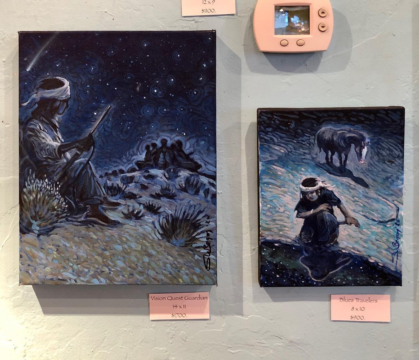 The 2020 Show with New original paintings by #shontobegay at @westofthemoonaz. Please call the gallery for details at 928.774.0465. #fineart #navajoartist #din&eacute; #arizonagallery