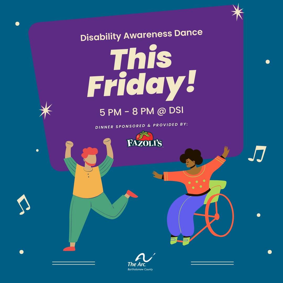 Join us for our annual Disability Awareness Dance this Friday!