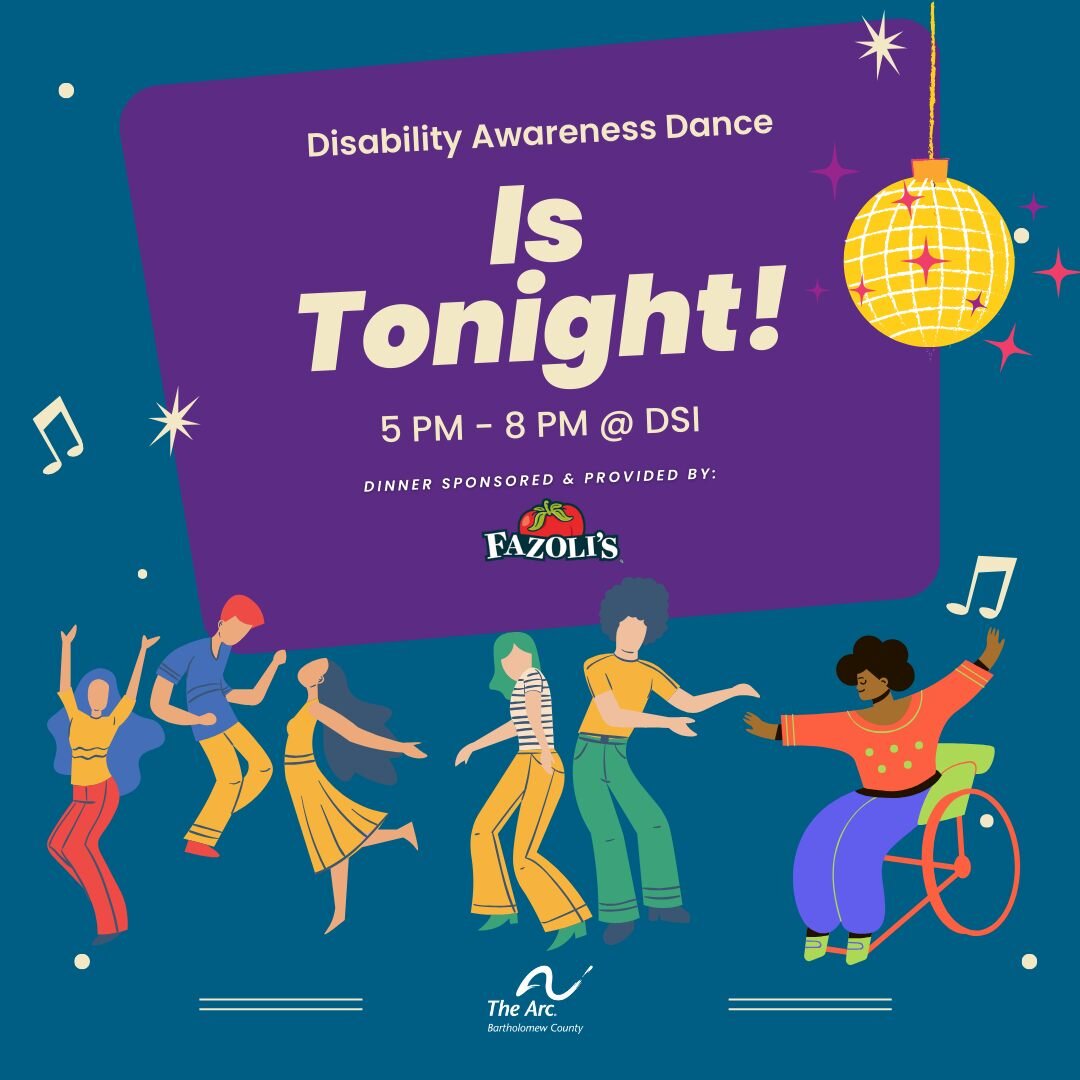 The annual Disability Awareness Dance is tonight! We hope to see you there!