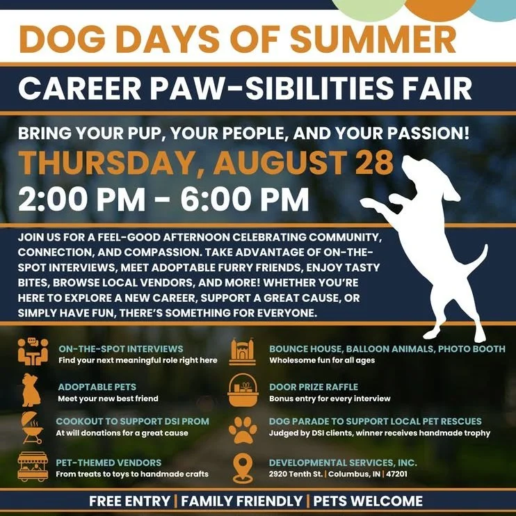 DSI Dog Days of Summer Career Paw-sibilities Fair