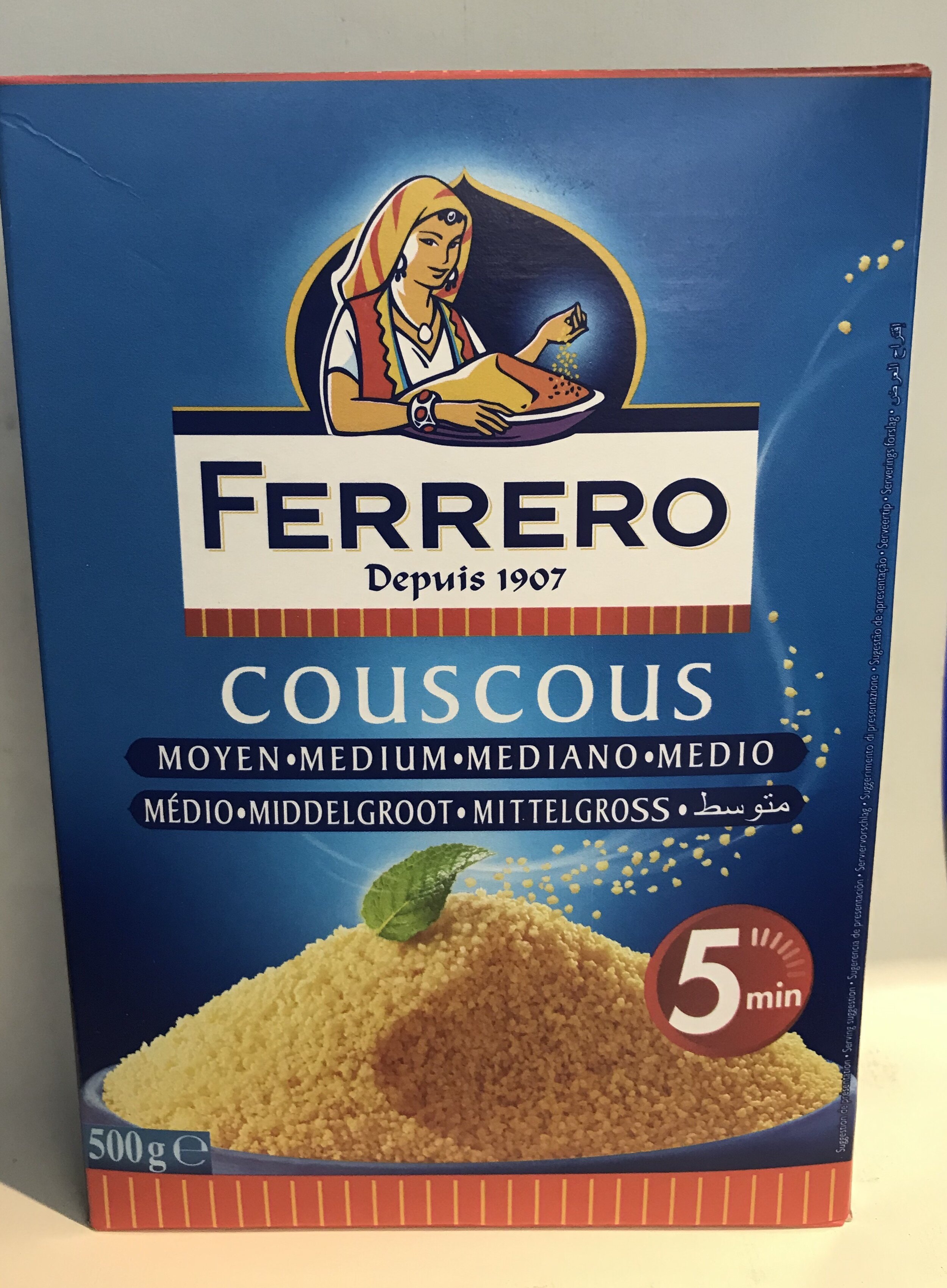 Ferrero | Medium Couscous | Couscous Moyen | Coucous Mittelgroß 