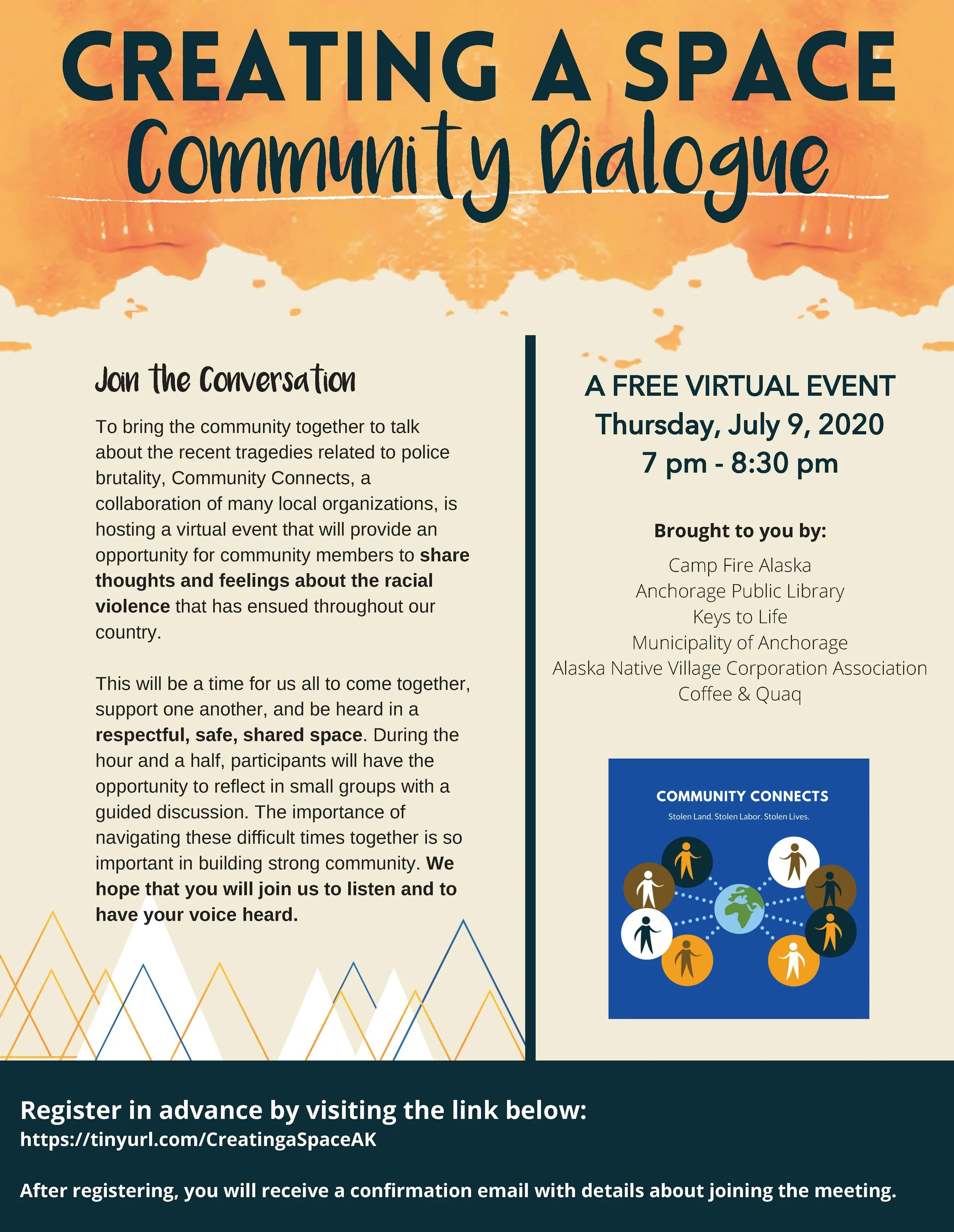Sign up for Creating a Space Community Dialogue - July 9, 2020