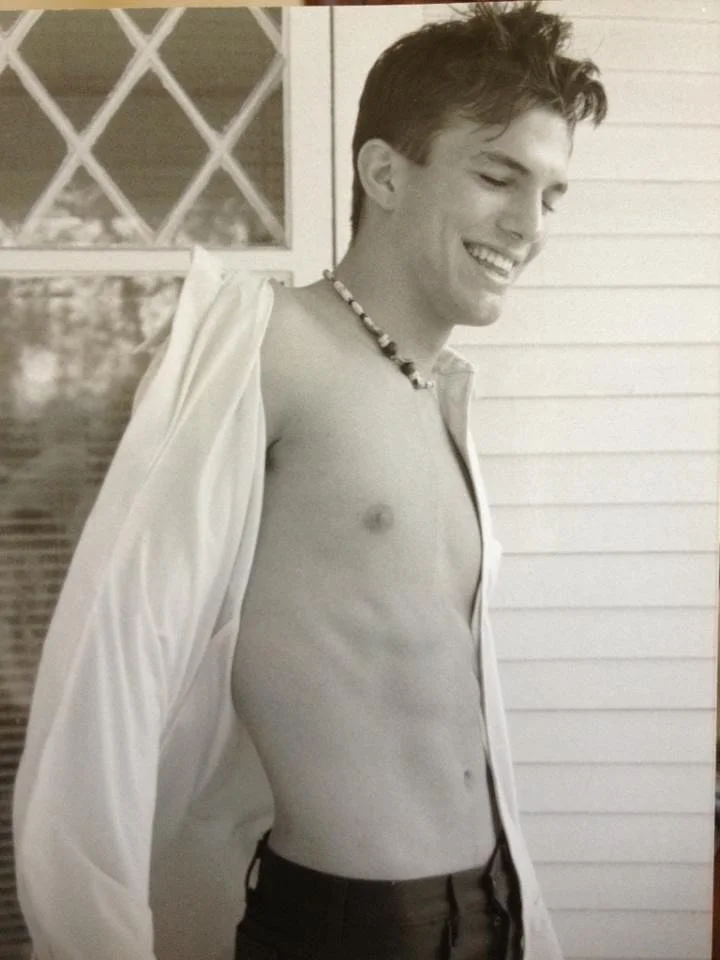 We&rsquo;ve been cleaning out the archives so when we stumbled upon these gems&hellip;we had to share.

It was Spring 1997. 
One of Chris &ldquo;Ashton&rdquo; Kutcher&rsquo;s first photo shoots along with another new discovery @jeffclarke .  Yes that