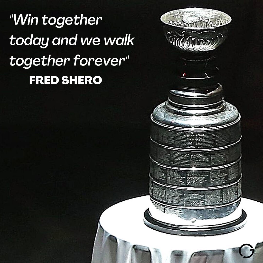 &ldquo;Win together today and we walk together forever.&rdquo; - Fred Shero #legends