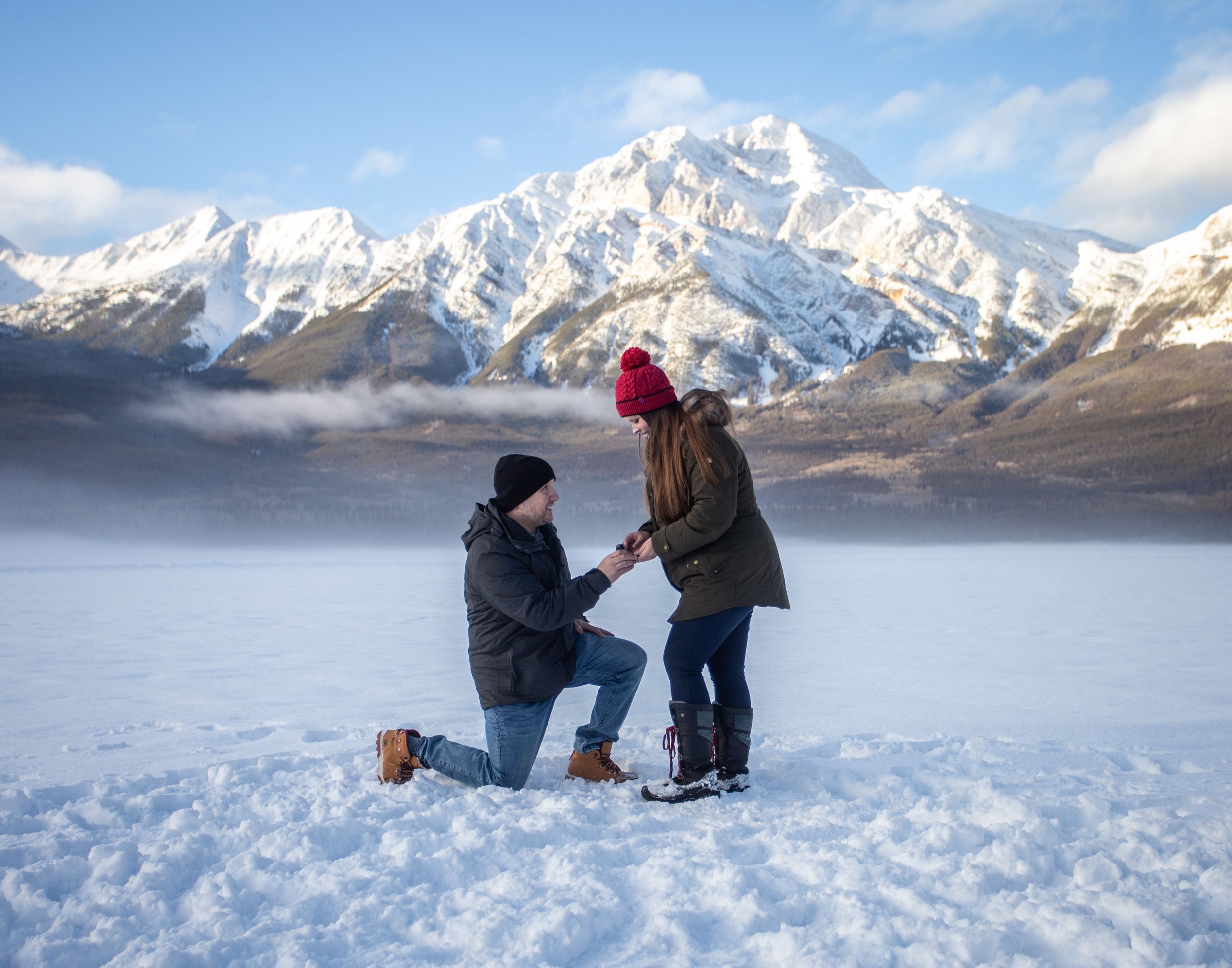 Why hire a photographer to capture your proposal in Jasper National Park?