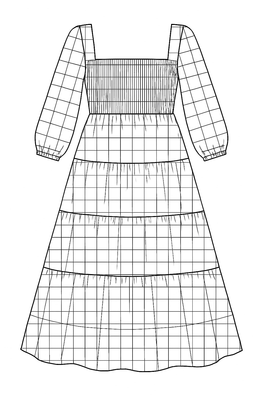 Lauren Maxi Dress Front by Patterns World Inc.jpg