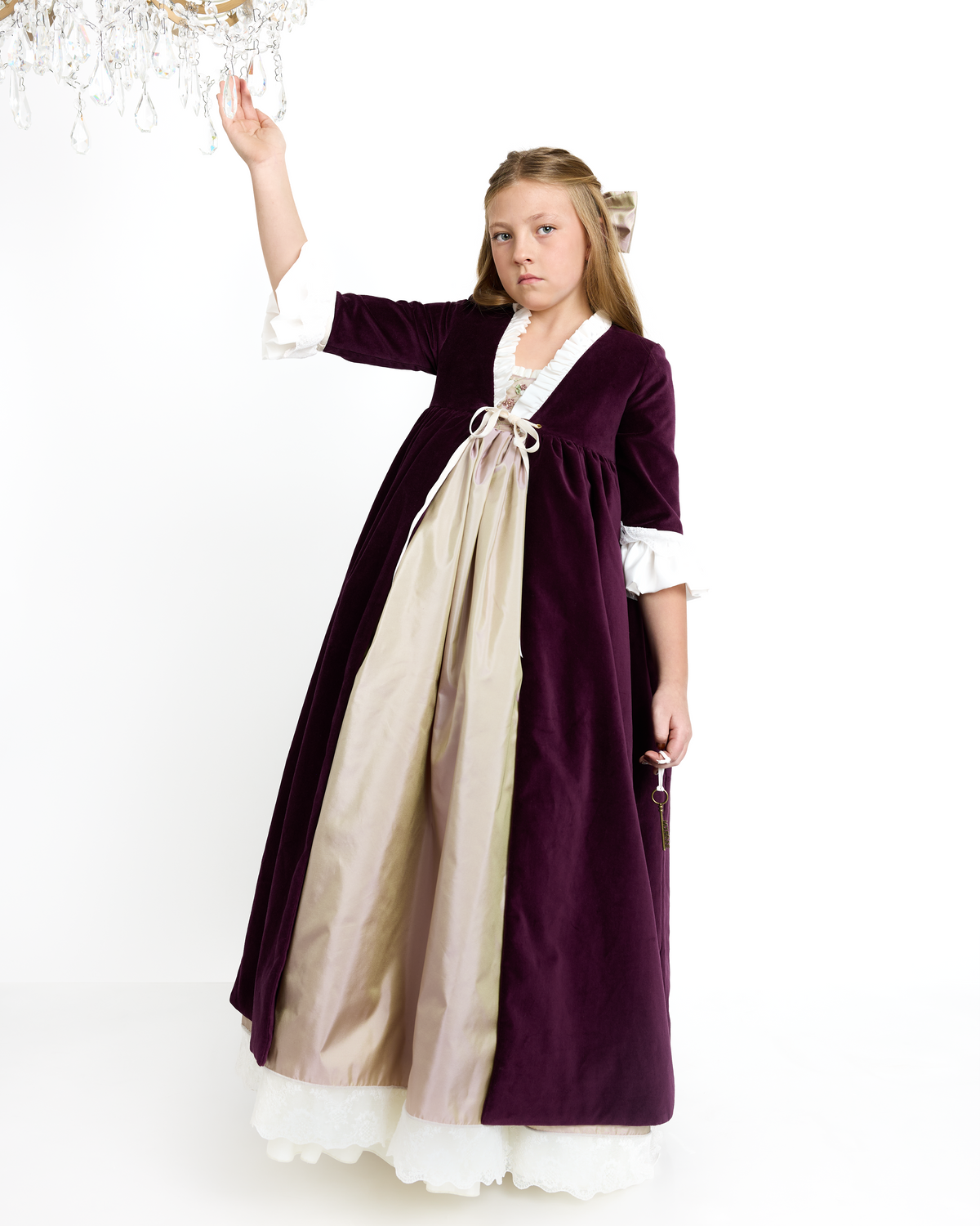 Velvet Children's Long Coat