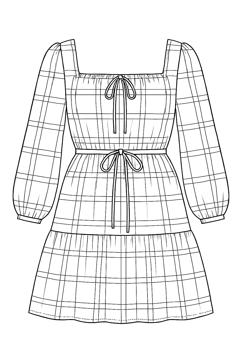 Rebecca Dress Front by Patterns World Inc.png
