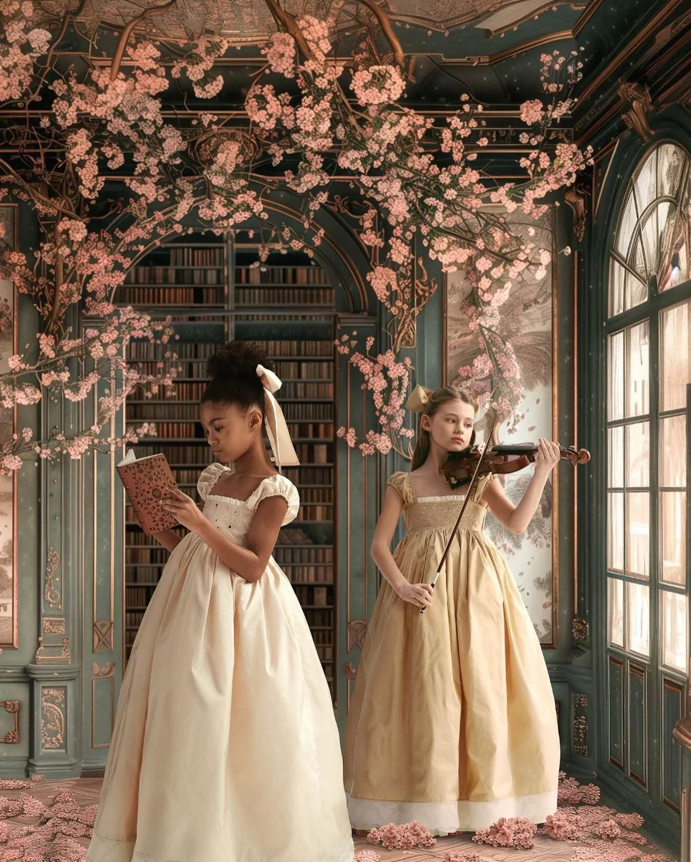 Little Princess silk children's gown