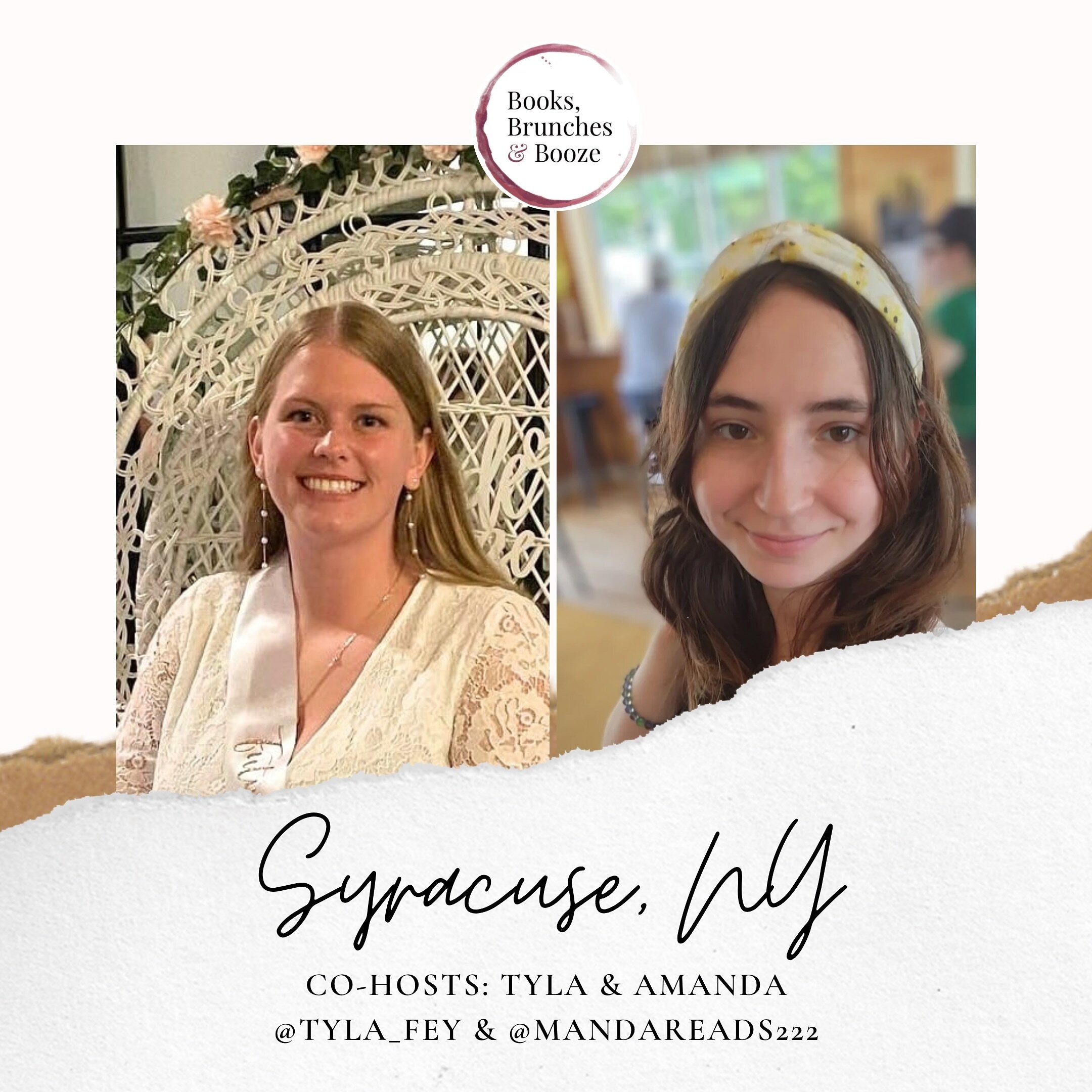 Please join us in welcoming our newest co-hosts, @tyla_fey &amp; @mandareads222, &amp; the Syracuse, NY chapter to the BB&amp;B community! 🎉

Tyla &amp; Amanda will be hosting her first Meet-Up on 4/28! Link in bio to Join the Club and attend the fi