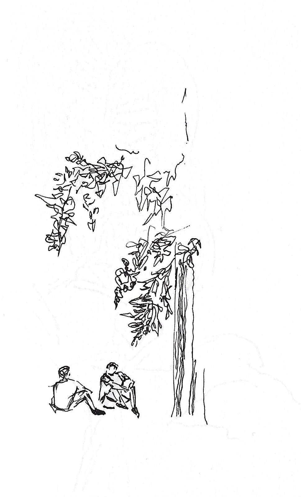 Under a Tree