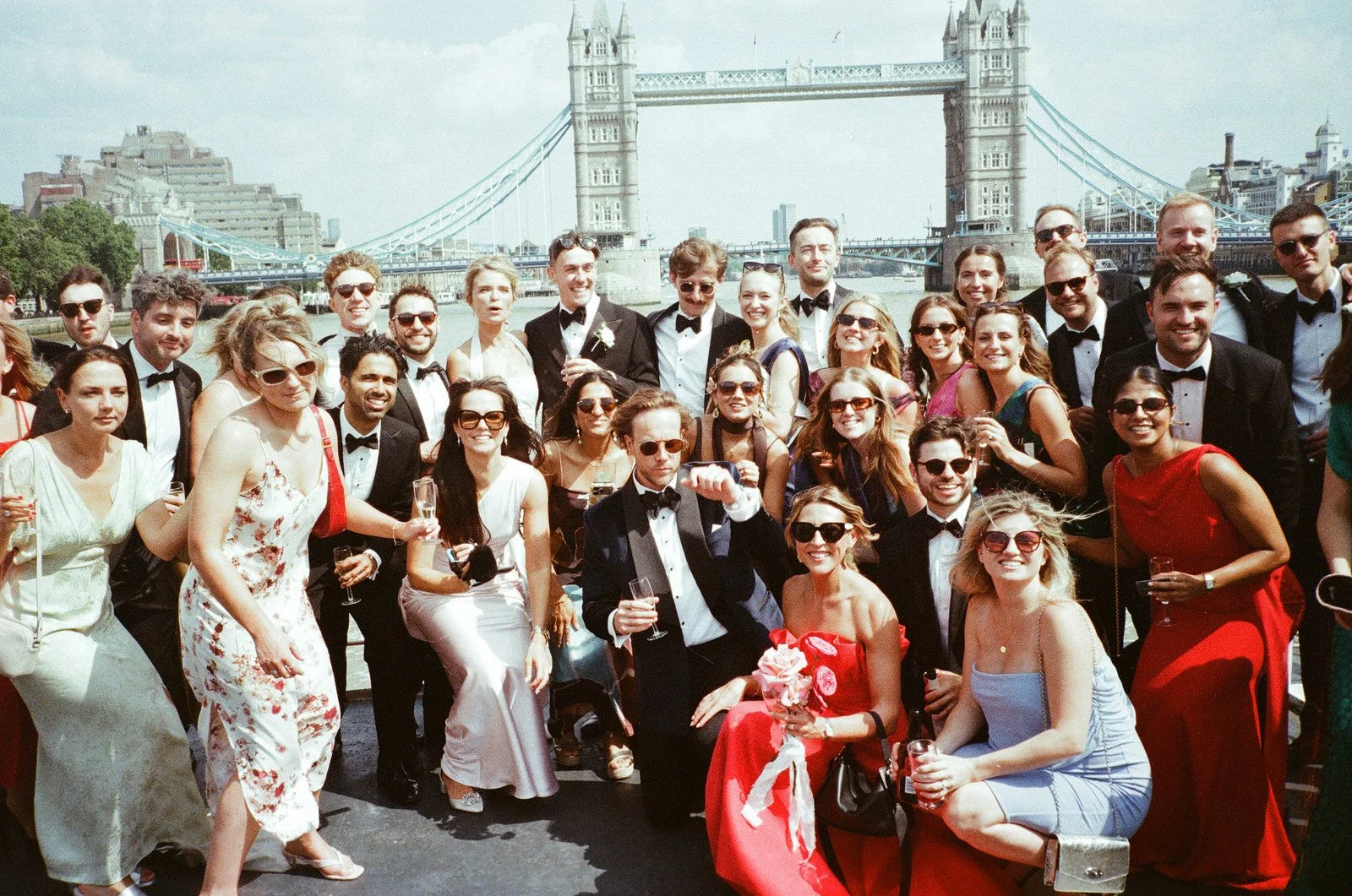 Trinity Buoy Wharf wedding photography on 35mm film 