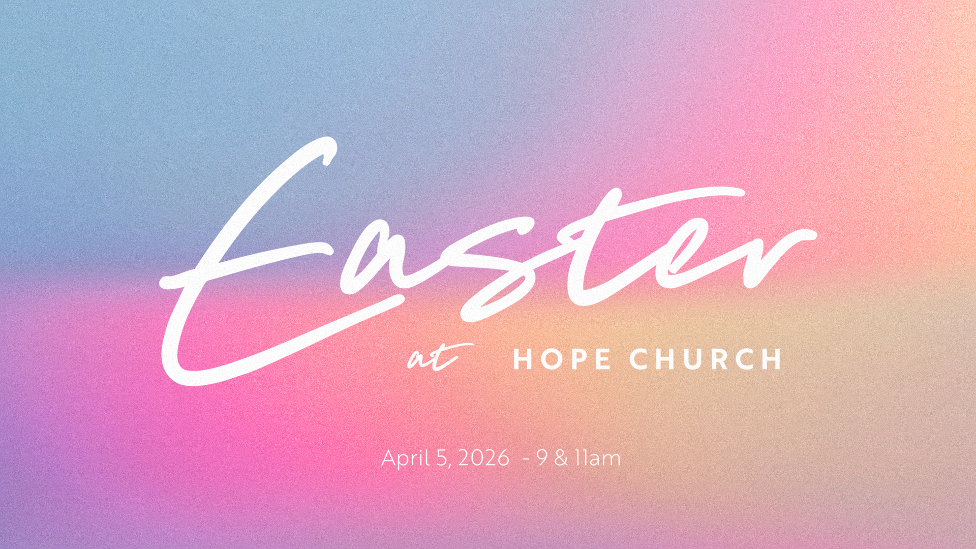 April 5, 9a or 11a - Celebrate Easter with us! Two identical services to choose from! Please register by clicking the link!
