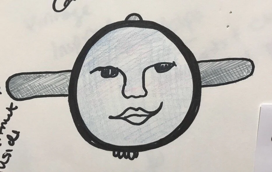 Sketch for Sneak-a-Peek Ring