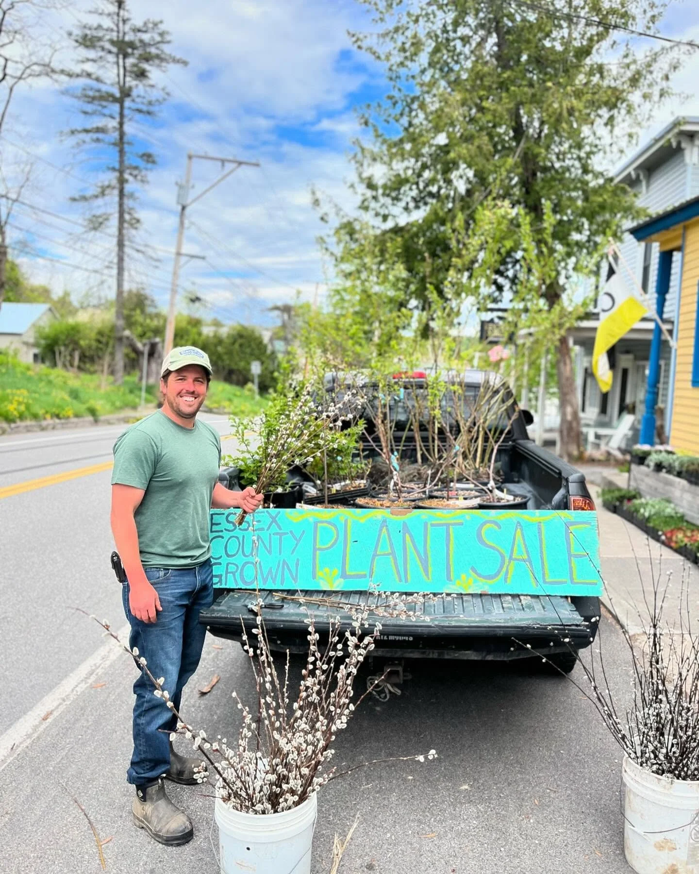 We&rsquo;ve got your annuals, we&rsquo;ve got your herbs, we&rsquo;ve got your trees, we&rsquo;ve even got bunches of dried pussy willow branches and EVERYTHING is on sale.  TODAY ONLY 11 AM- 2 PM at @cafetrigo in Westport.  Come on down and Happy Mo