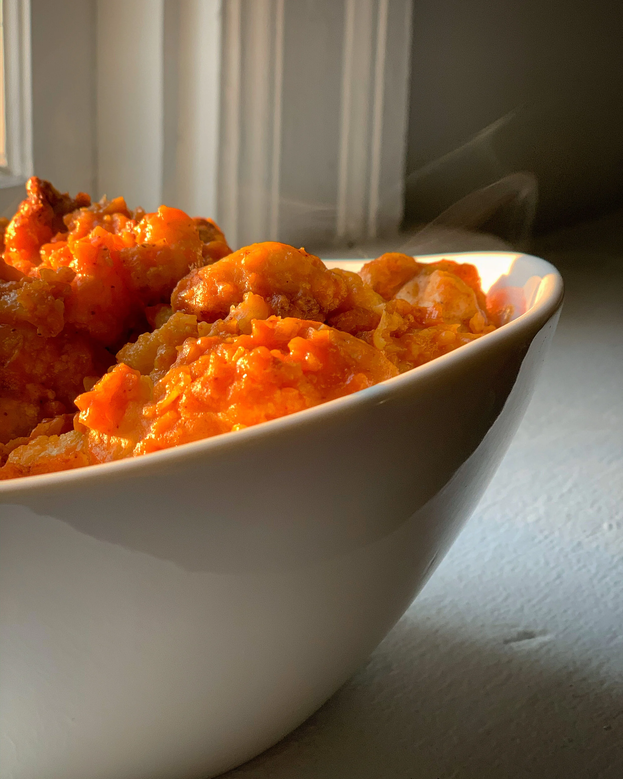 Air Fryer Buffalo Cauliflower