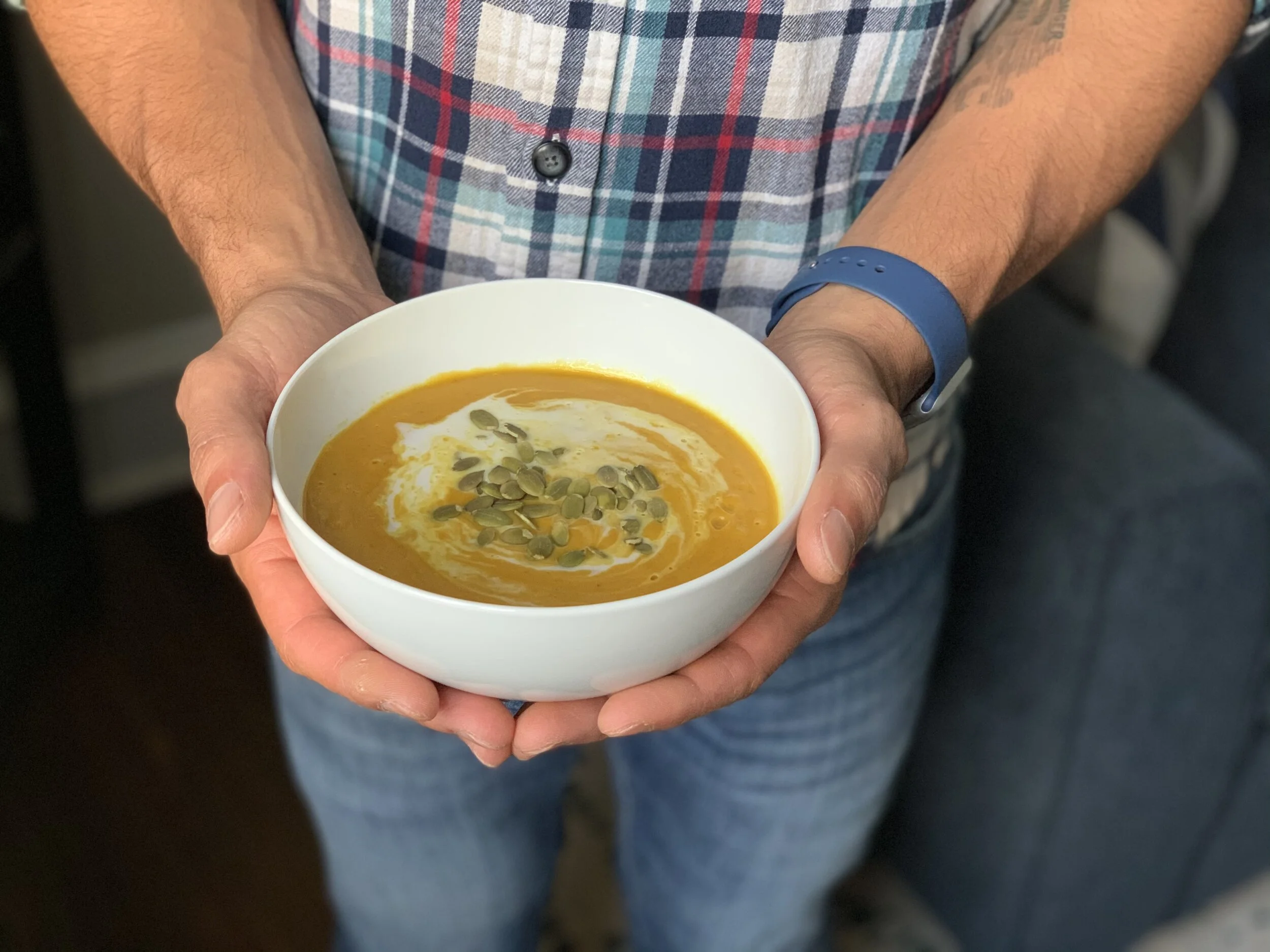 Curried Butternut Squash Soup